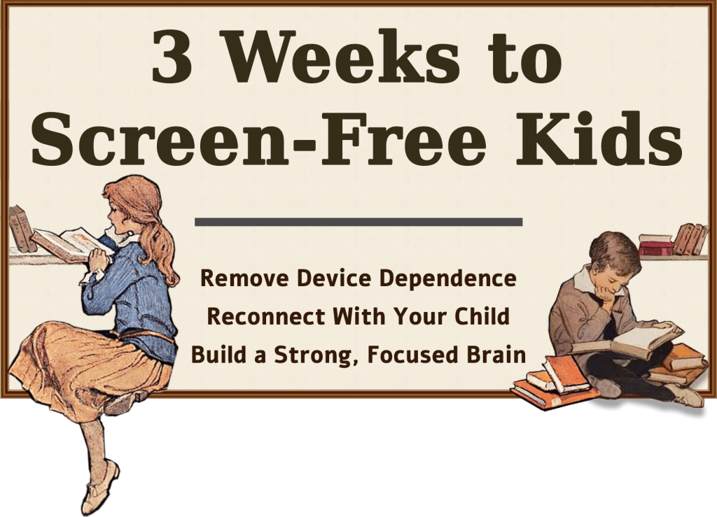 3 Weeks to Screen Free Kids Logo